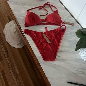 SKIMS Red Bikini Set